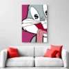 tableau pop art bugs bunny portrait 2 3 4.webp
