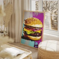 tableau pop art burger portrait 2 3 2.webp