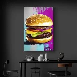 tableau pop art burger portrait 2 3 3.webp