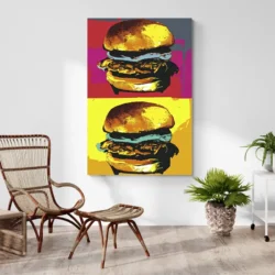 tableau pop art burgers portrait 2 3 2.webp