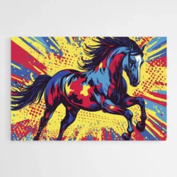 tableau pop art cheval 1.webp