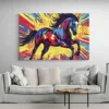 tableau pop art cheval paysage 3 2 2.webp