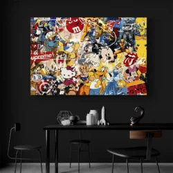 tableau pop art comics connus paysage 3 2 3.webp