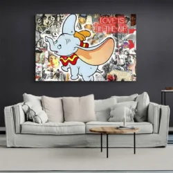 tableau pop art dumbo paysage 3 2 4.webp