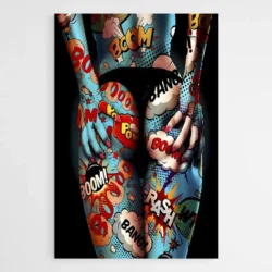 tableau pop art femme corps 1.webp