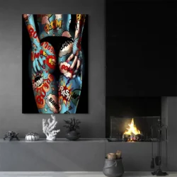 tableau pop art femme corps portrait 2 3 3.webp
