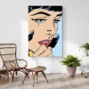 tableau pop art femme qui pleure portrait 2 3 2.webp