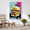 tableau pop art hamburger portrait 2 3 3.webp