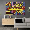 tableau pop art hot dog paysage 3 2 2.webp