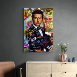tableau pop art james bond portrait 2 3 3.webp