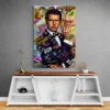 tableau pop art james bond portrait 2 3 4.webp