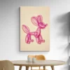 tableau pop art jeff koons moderne portrait 2 3 4.webp