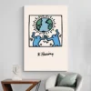tableau pop art keith haring world portrait 2 3 3.webp