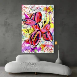 tableau pop art koons portrait 2 3 3.webp