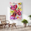 tableau pop art koons portrait 2 3 4.webp