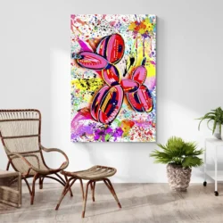 tableau pop art koons portrait 2 3 4.webp