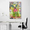 tableau pop art krusty le clown portrait 2 3 3.webp