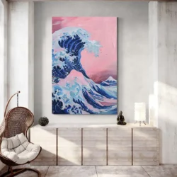 tableau pop art la vague portrait 2 3 4.webp
