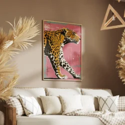 tableau pop art leopard portrait 2 3 2.webp