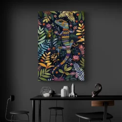 tableau pop art lezard portrait 2 3 2.webp