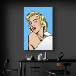 tableau pop art marilyn portrait 2 3 2.webp