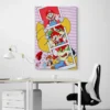 tableau pop art mario portrait 2 3 4.webp