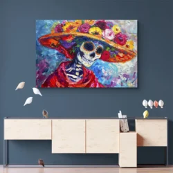 tableau pop art mexicain paysage 3 2 4.webp