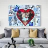 tableau pop art mickey minnie paysage 3 2 4.webp
