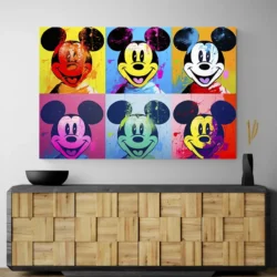 tableau pop art mickey mouse paysage 3 2 2.webp