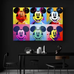tableau pop art mickey mouse paysage 3 2 3.webp