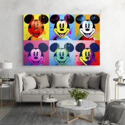 tableau pop art mickey mouse paysage 3 2 4.webp