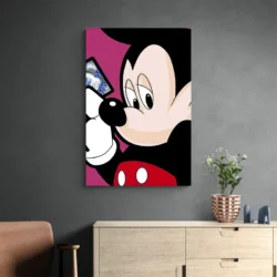 tableau pop art mickey portrait 2 3 4.webp