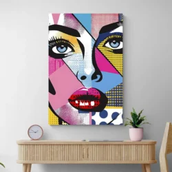 tableau pop art unique portrait 2 3 3.webp
