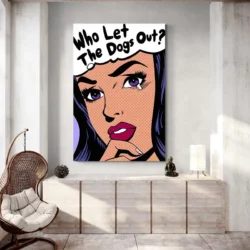 tableau pop art visage femme bleu portrait 2 3 4.webp