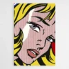 tableau pop art visage femme blonde 1.webp