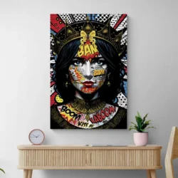 tableau pop culture femme portrait 2 3 4.webp