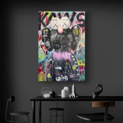 tableau pop culture kaws portrait 2 3 3.webp