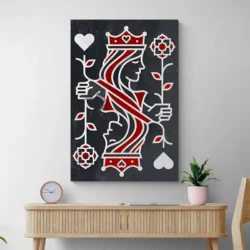 tableau reine de coeur portrait 2 3 4.webp