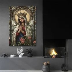 tableau religieux vierge marie portrait 2 3 4.webp