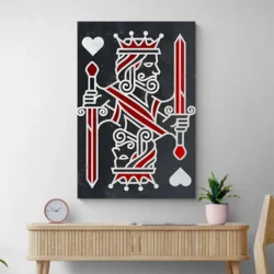 tableau roi de coeur portrait 2 3 3.webp