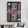 tableau roi de coeur portrait 2 3 4.webp