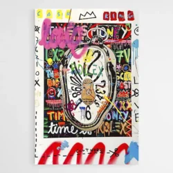tableau rolex vintage street art 1.webp