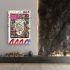 tableau rolex vintage street art portrait 2 3 3.webp