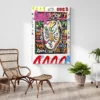 tableau rolex vintage street art portrait 2 3 4.webp