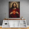 tableau sacre coeur de jesus portrait 2 3 2.webp