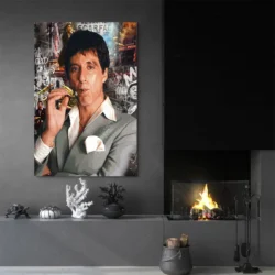 tableau scarface moderne portrait 2 3 2.webp