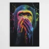tableau singe colore pop art 1.webp