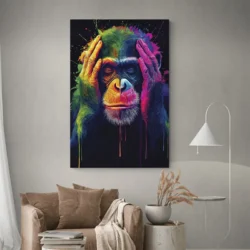 tableau singe pop art colore portrait 2 3 3.webp