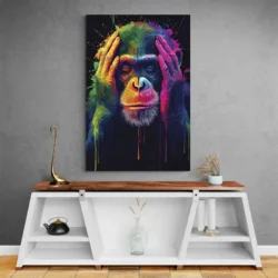 tableau singe pop art colore portrait 2 3 4.webp