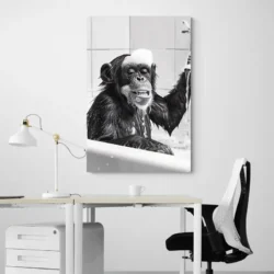 tableau singe salle de bain portrait 2 3 3.webp